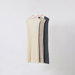 NETENE.：《展示会商品》Wool Slub Knit Dress ウールスラブニット ワンピース