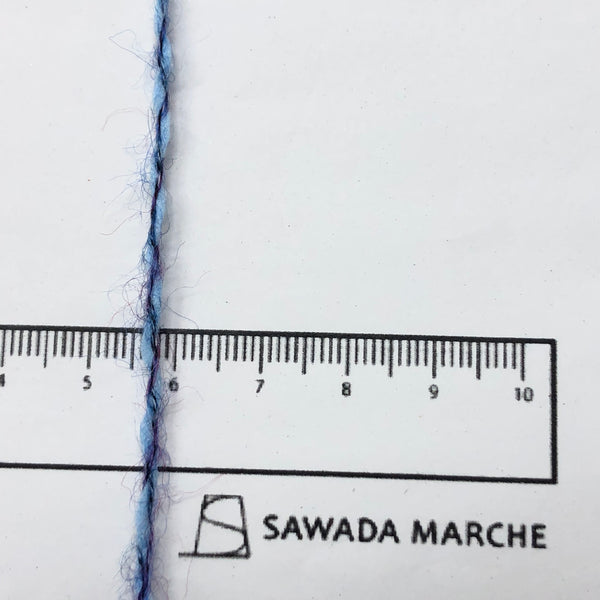 もったいない糸:972　   モヘア絣　x　ポリエステルリリヤン　約300g(約660m)