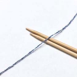 もったいない糸:1043　  綿ループ x ウール100% 　約500g(2300m）