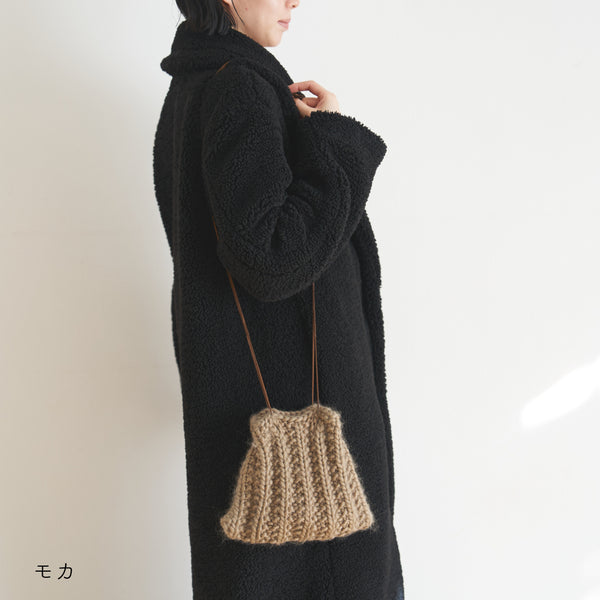 sawada itto：サワダイット-big Rovie-ニットポシェット