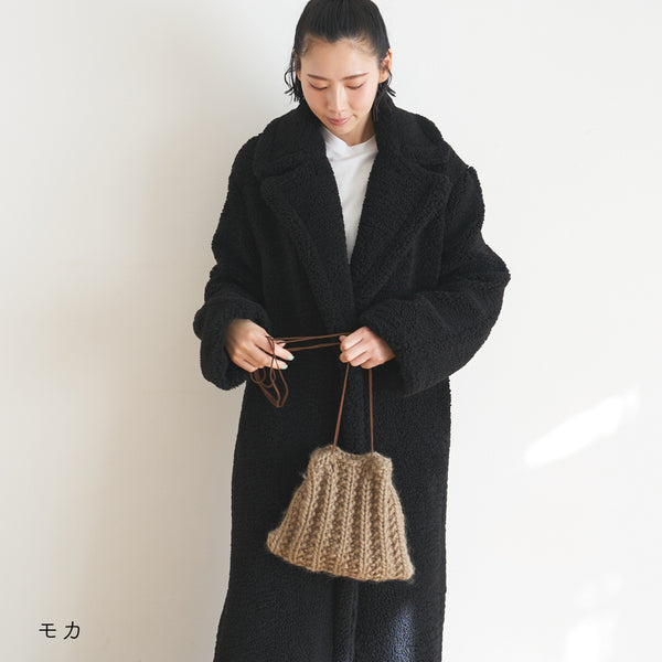 sawada itto：サワダイット-big Rovie-ニットポシェット