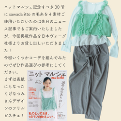 sawada itto：サワダイット-ニットマルシェvol.30