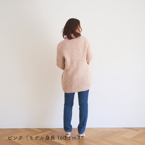 sawada itto：サワダイット-moln-ポケット付きカーディガン