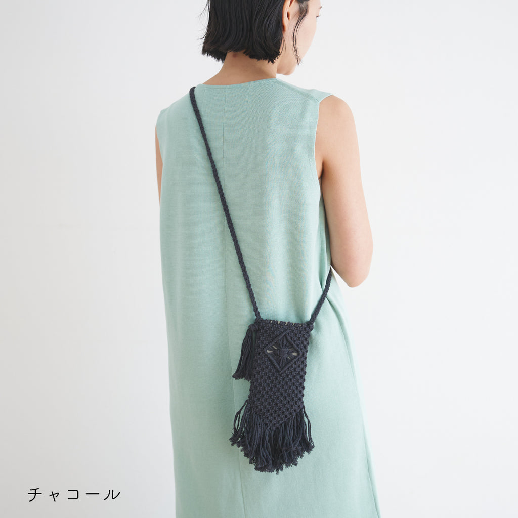 sawada itto：サワダイット-cotton twist 2mm-マクラメポシェット