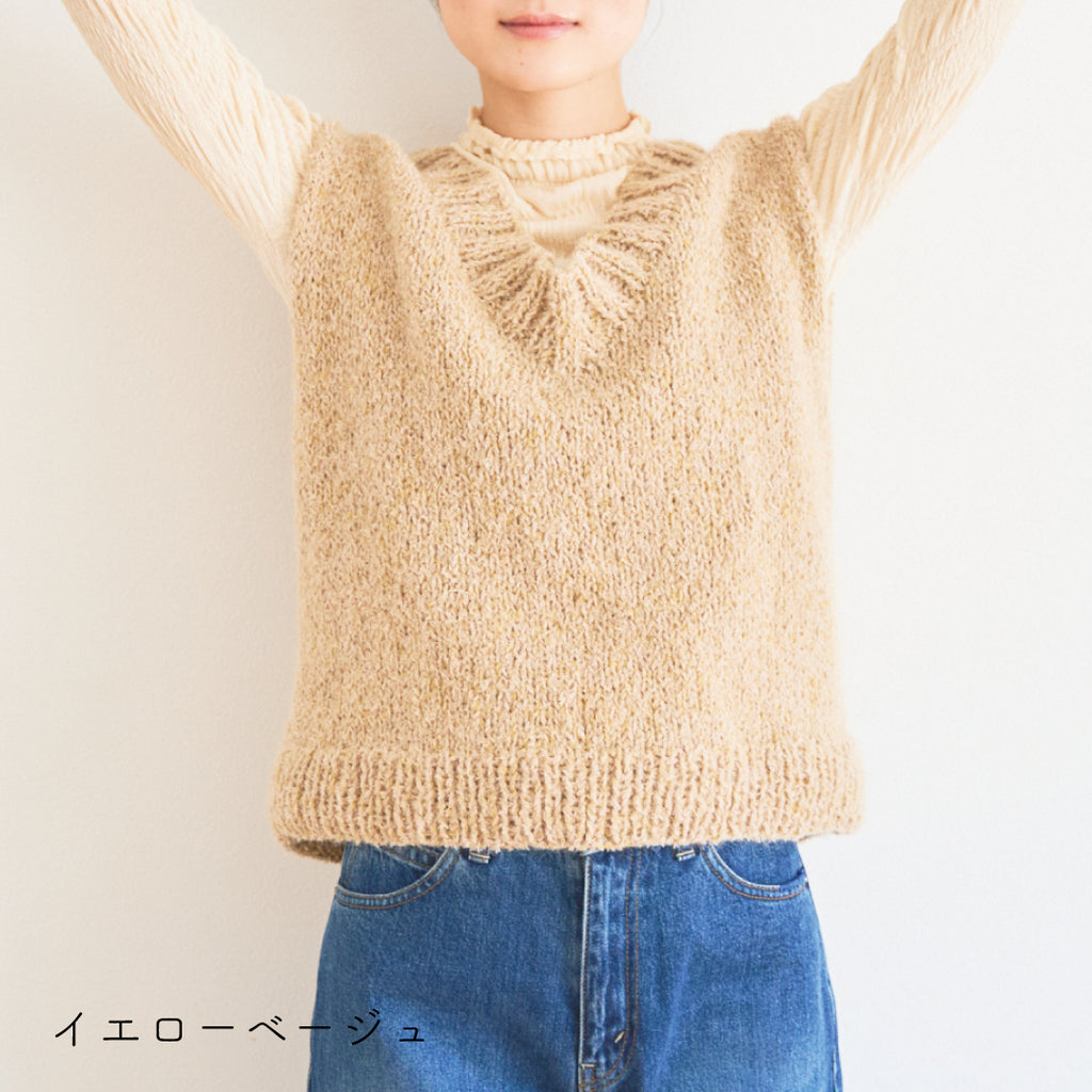 sawada itto：サワダイット-moln-Vネックベストキット