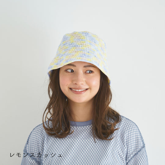 sawada itto：サワダイット-デジタル編み図2303yn-13-バケットハット
