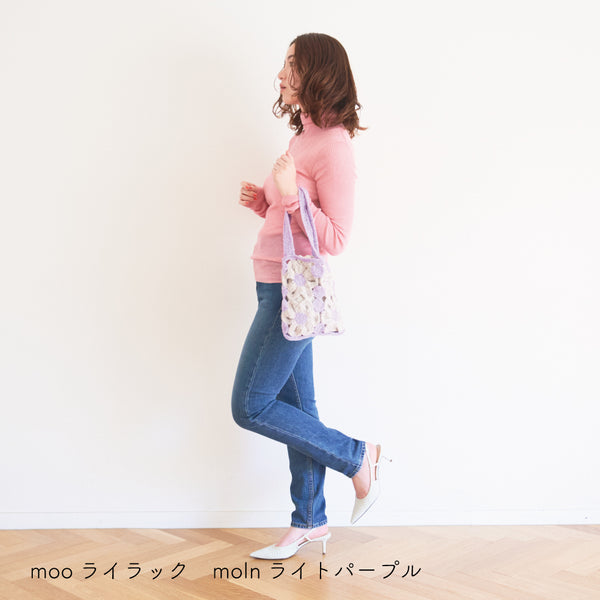 sawada itto：サワダイット-moo×moln-フラワーモチーフバッグ