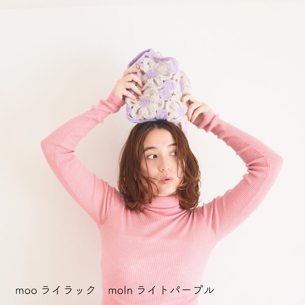 sawada itto：サワダイット-moo×moln-フラワーモチーフバッグ