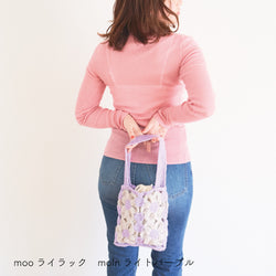 sawada itto：サワダイット-moo×moln-フラワーモチーフバッグ