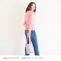 sawada itto：サワダイット-moo×moln-フラワーモチーフバッグ
