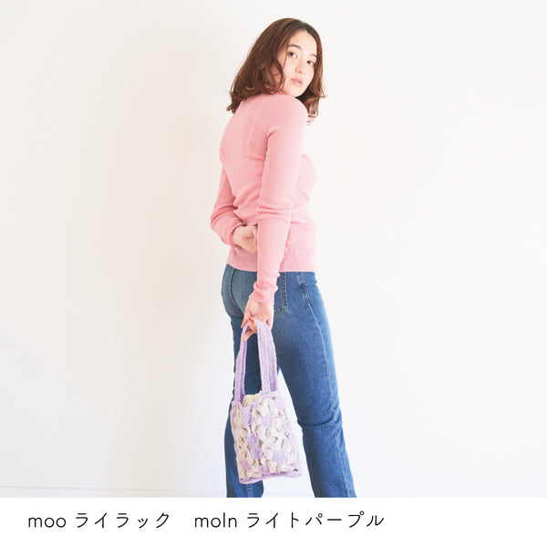 sawada itto：サワダイット-moo×moln-フラワーモチーフバッグ