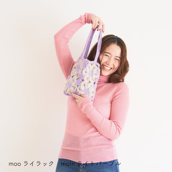 sawada itto：サワダイット-moo×moln-フラワーモチーフバッグ