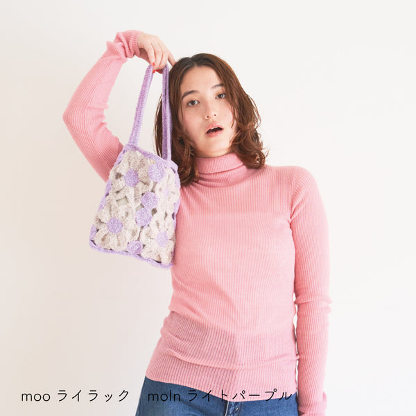 sawada itto：サワダイット-moo×moln-フラワーモチーフバッグ