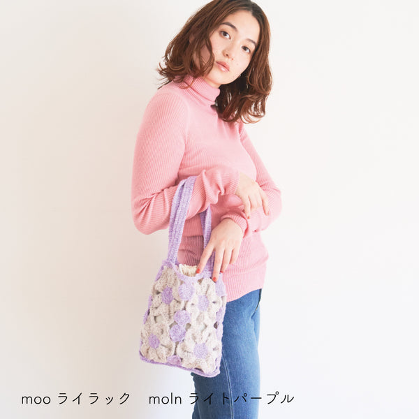 sawada itto：サワダイット-moo×moln-フラワーモチーフバッグ