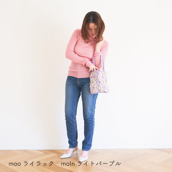 sawada itto：サワダイット-moo×moln-フラワーモチーフバッグ