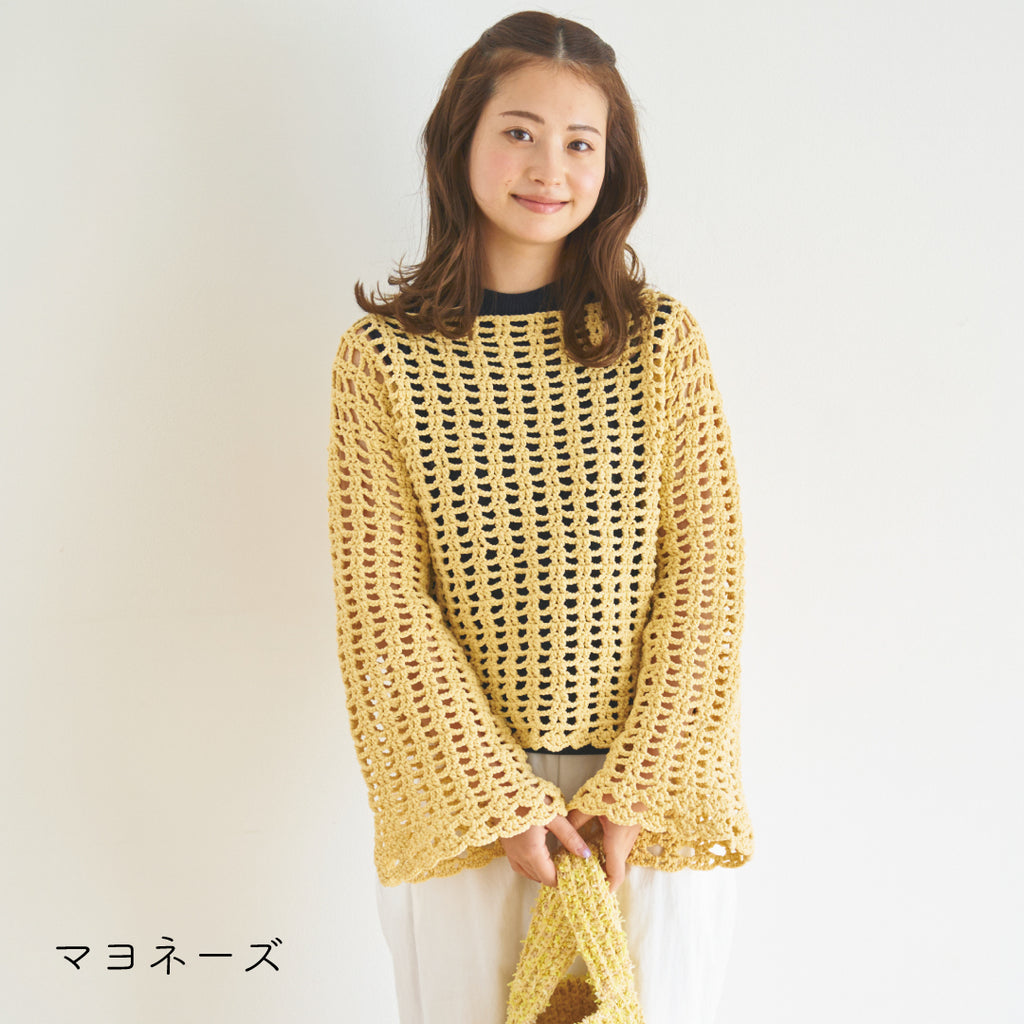 sawada itto：サワダイット-puny eco-フレアスリーブプルオーバー