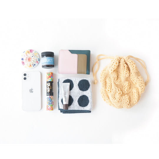 sawada itto：サワダイット-デジタル編み図2310yn-16-ころんと巾着