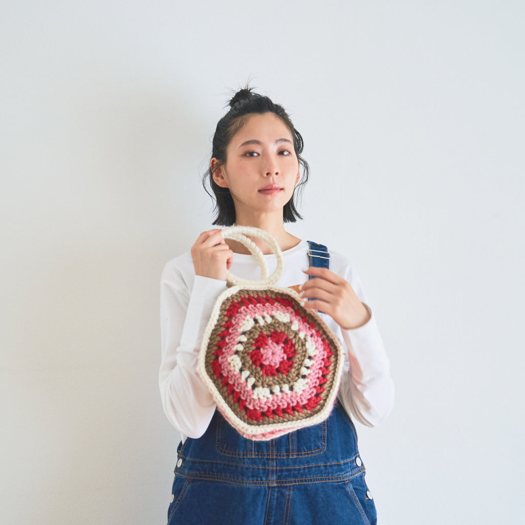 sawada itto：サワダイット-big Rovie-ヘキサゴンバッグ