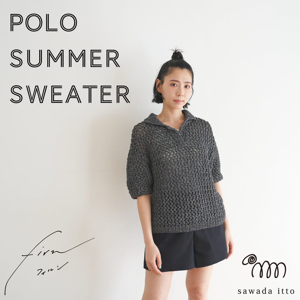 sawada itto：サワダイット-firn-ポロサマーセーター