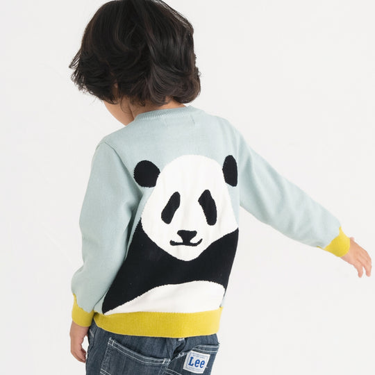 【SALE 30%OFF】ami amie : パンダカーディガン/241008