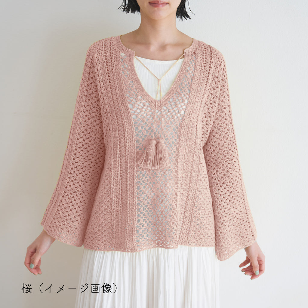 sawada itto：サワダイット-こねり-クロッシェトップス