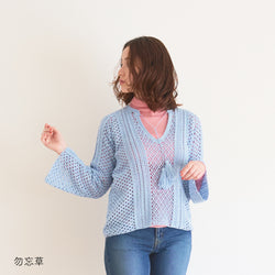 sawada itto：サワダイット-こねり-クロッシェトップス