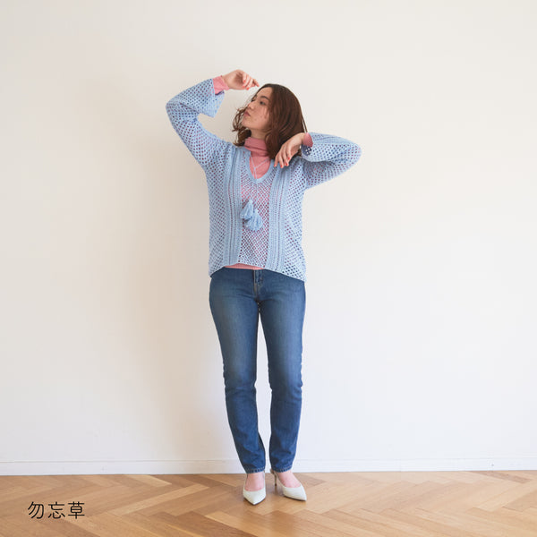 sawada itto：サワダイット-こねり-クロッシェトップス