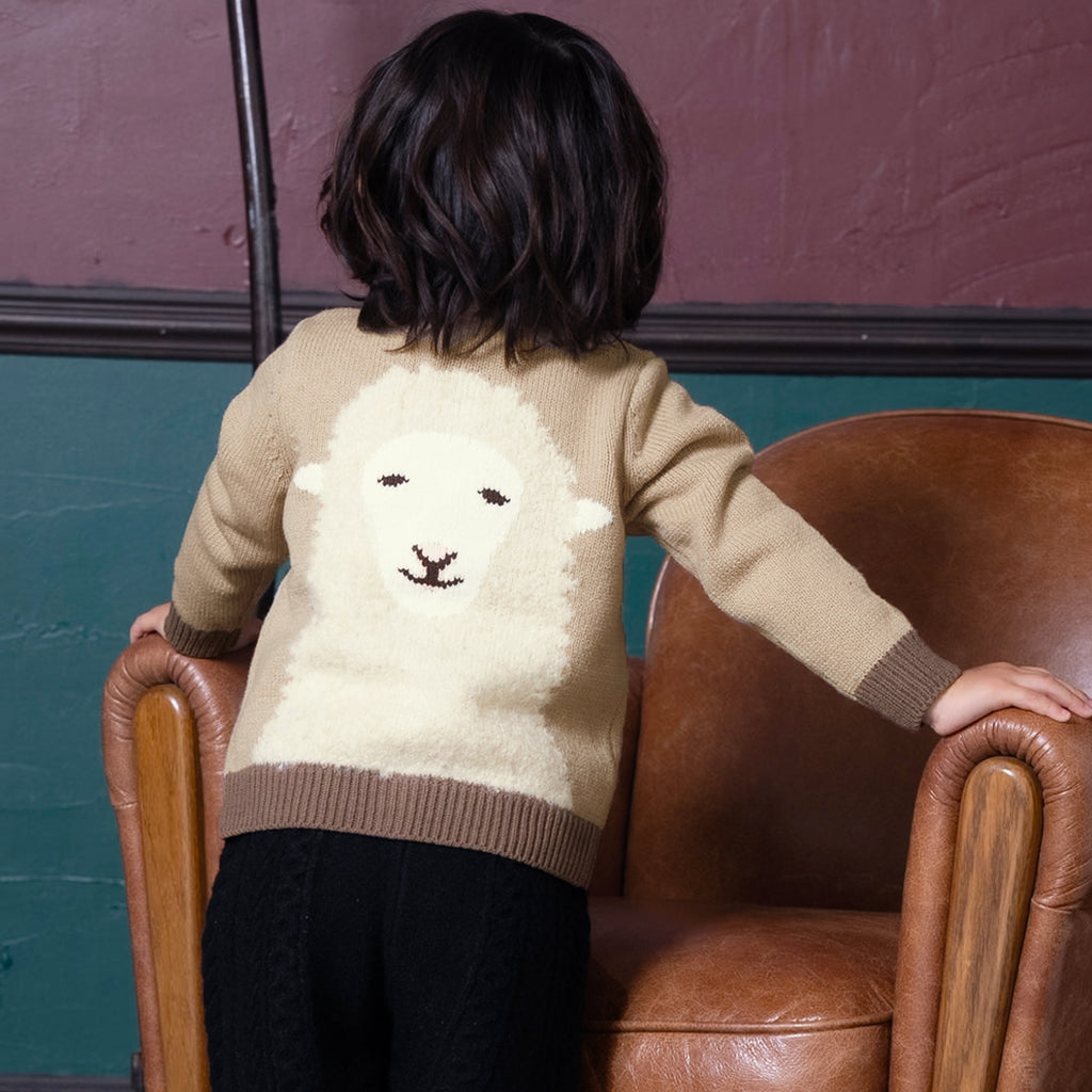 【SALE 30%OFF】ami amie : ひつじカーディガン/243004