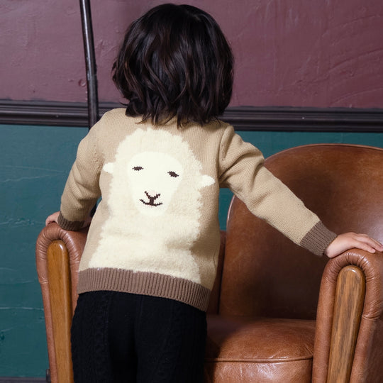 【SALE 30%OFF】ami amie : ひつじカーディガン/243004