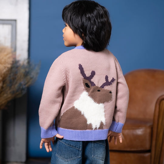 【SALE 30%OFF】ami amie : トナカイカーディガン/243005