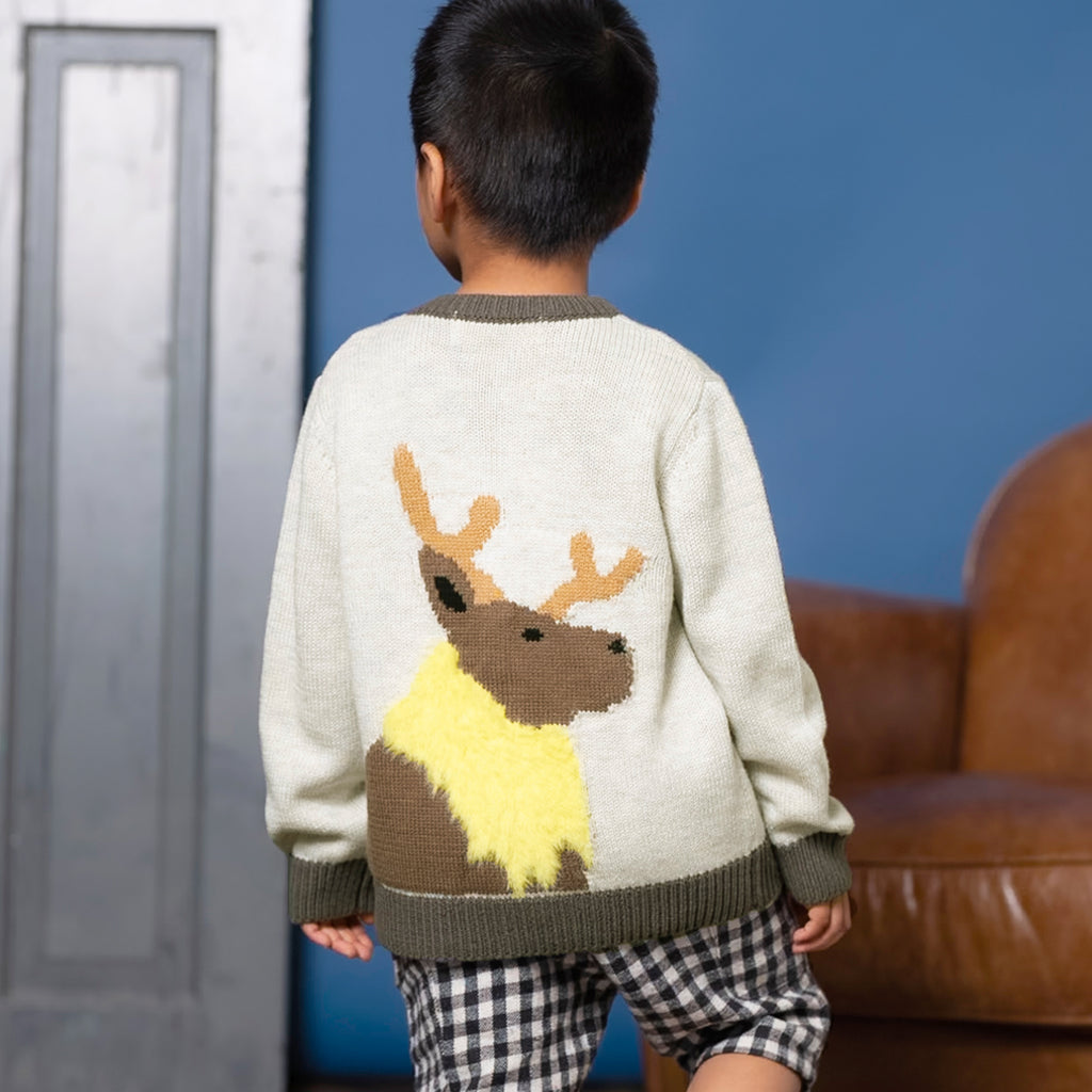 【SALE 30%OFF】ami amie : トナカイカーディガン/243005