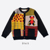 【SALE 30%OFF / キッズ&ママサイズ】ami amie :くまカーディガン/243009