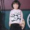 【SALE 30%OFF / キッズ&ママサイズ】ami amie : パンダ五人衆プルオーバー/243016