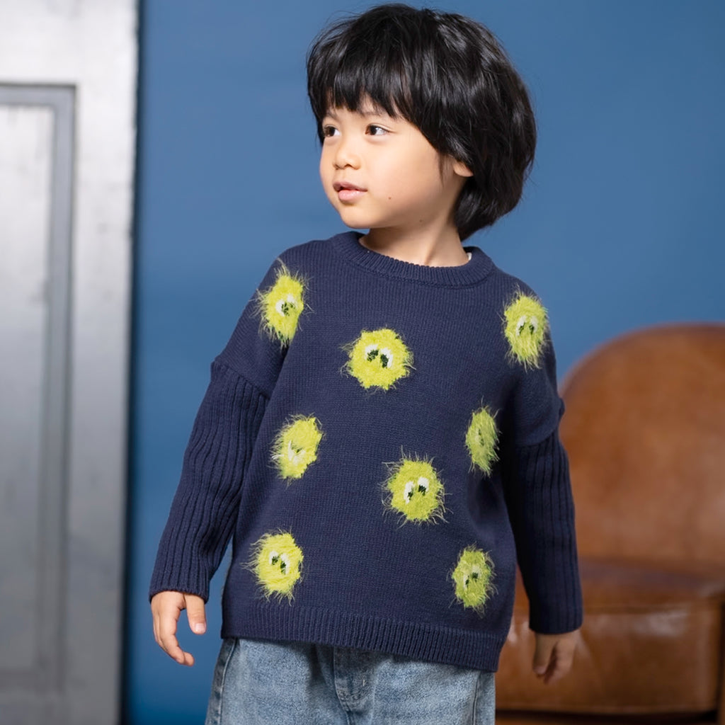 【SALE 30%OFF】ami amie : ドットフェイスプルオーバー/243018