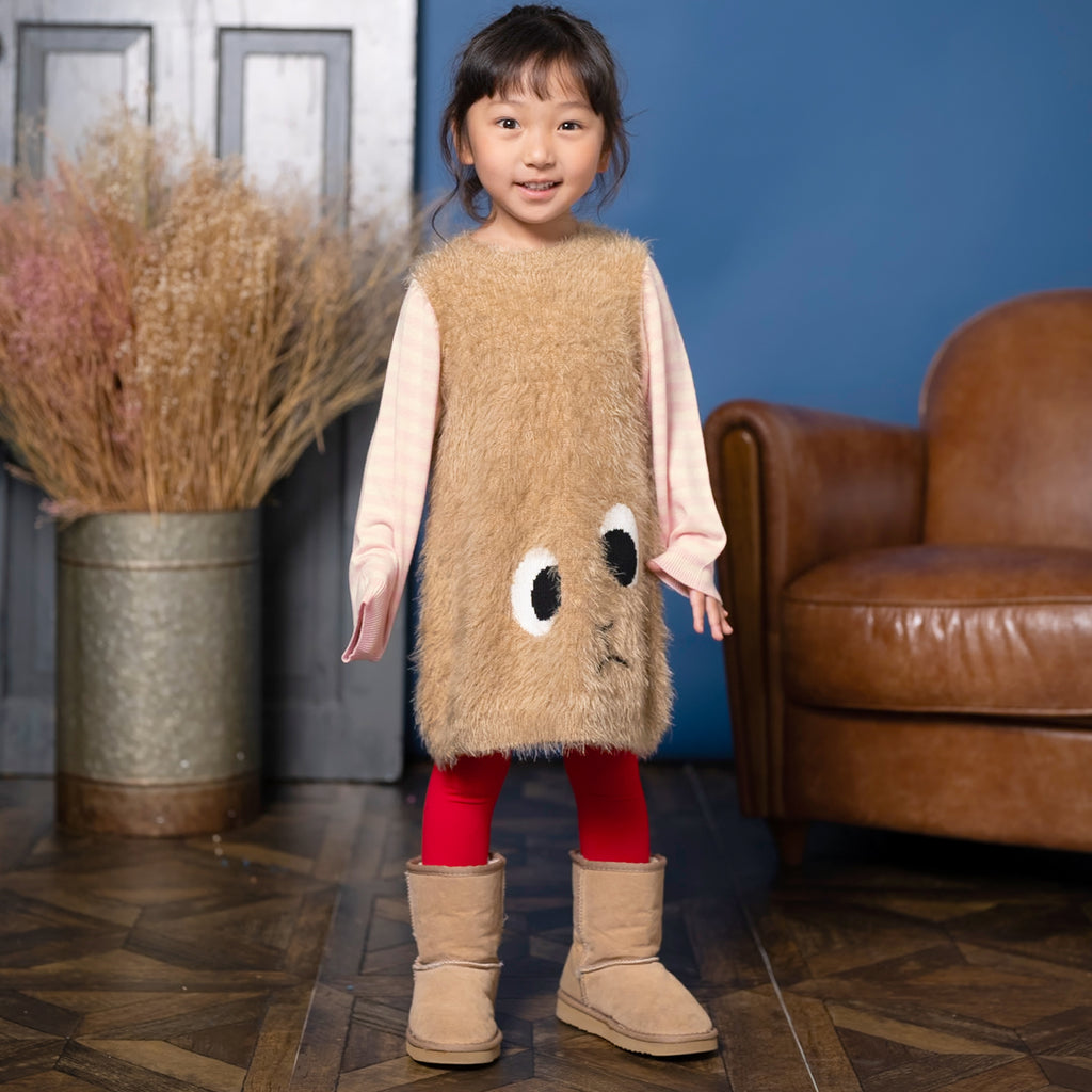 【SALE 30%OFF】ami amie : アニマルフェイスワンピース/243020