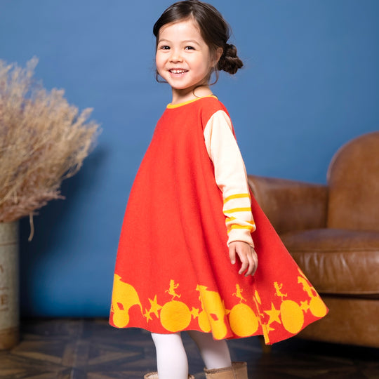 【SALE 30%OFF】ami amie : サーカスAラインワンピース/243021