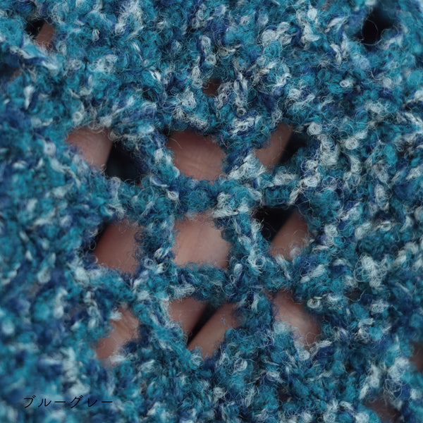 sawada itto：サワダイット-moo-お花模様の透かし編みベスト