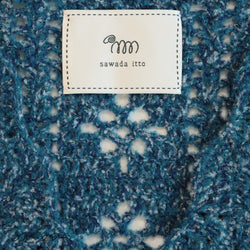 sawada itto：サワダイット-moo-お花模様の透かし編みベスト