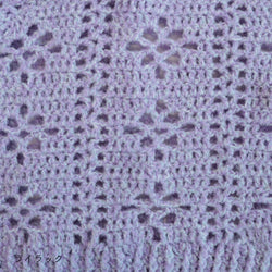 sawada itto：サワダイット-moo-お花模様の透かし編みベスト