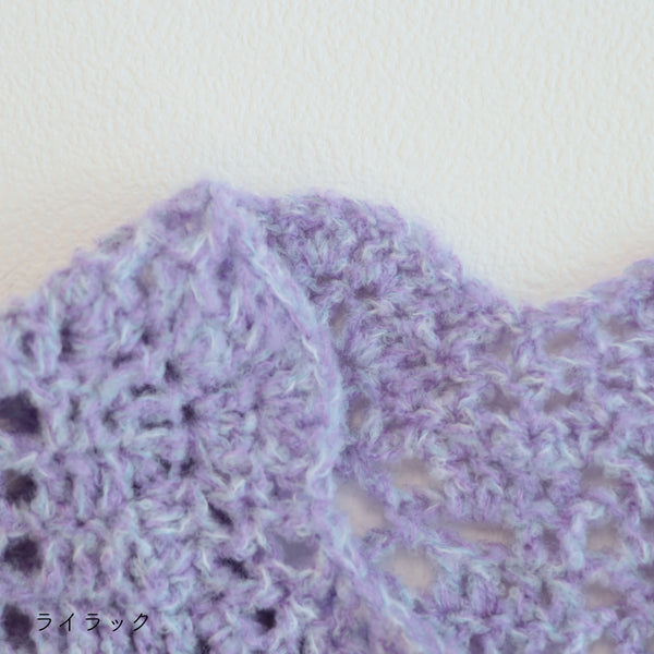 sawada itto：サワダイット-moo-お花模様の透かし編みベスト