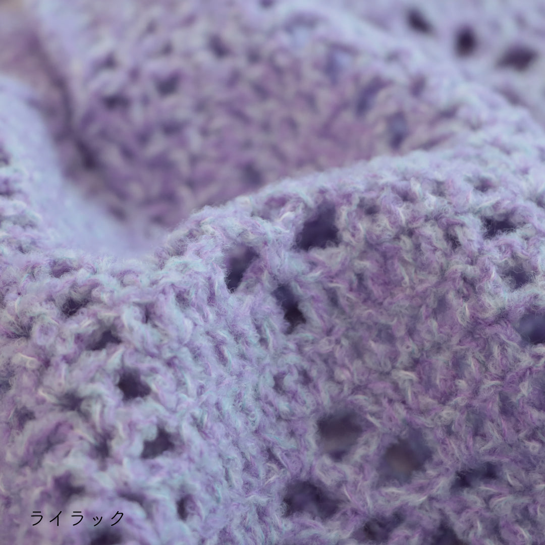 sawada itto：サワダイット-moo-お花模様の透かし編みベスト