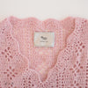 sawada itto：サワダイット-moo-お花模様の透かし編みベスト