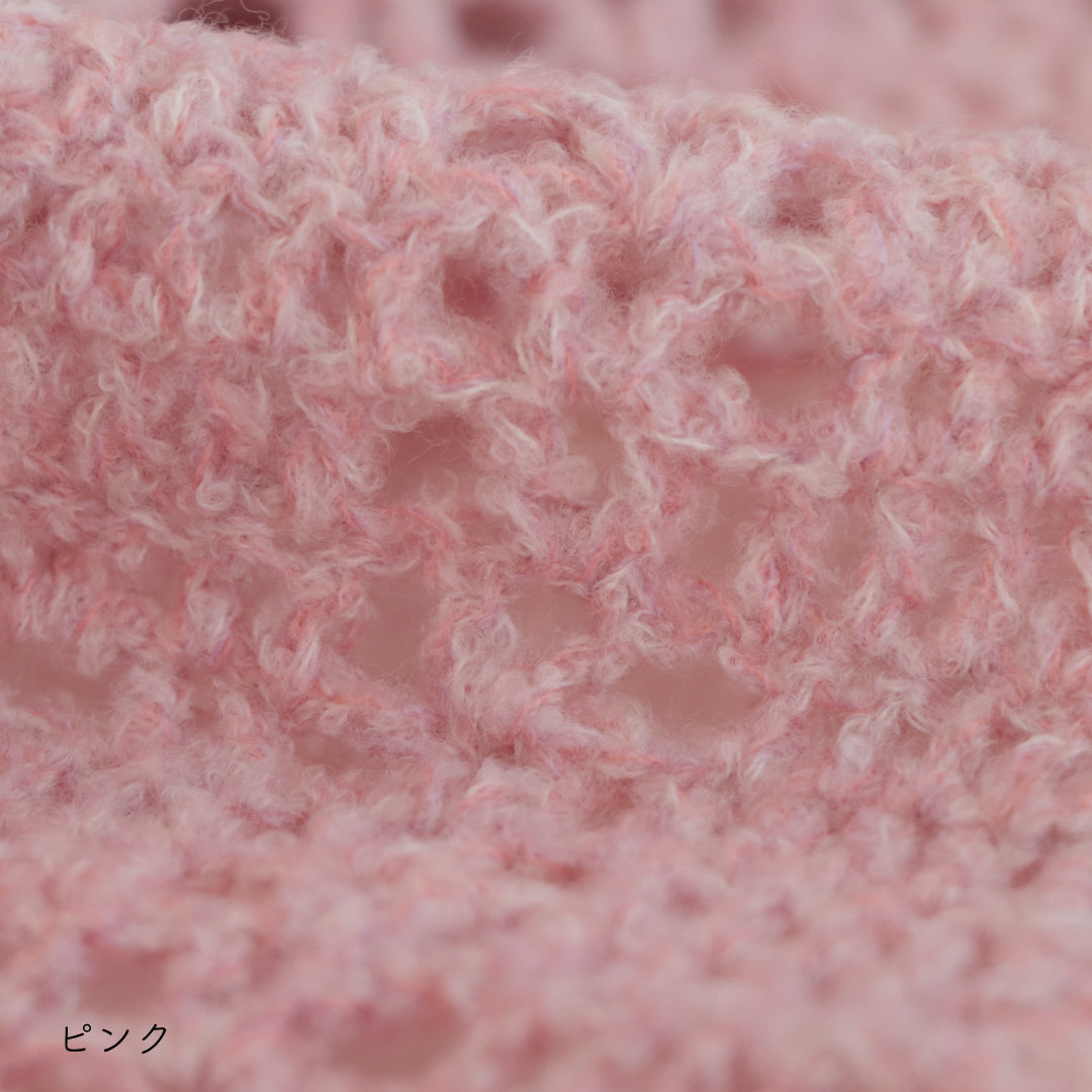 sawada itto：サワダイット-moo-お花模様の透かし編みベスト