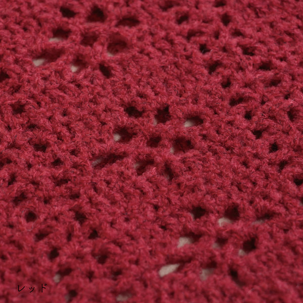 sawada itto：サワダイット-moo-お花模様の透かし編みベスト