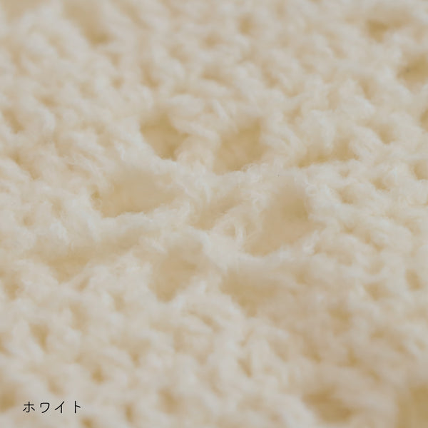 sawada itto：サワダイット-moo-お花模様の透かし編みベスト