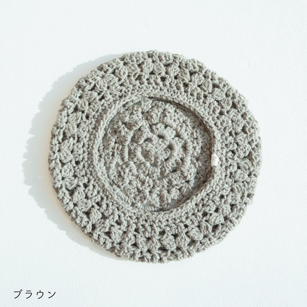 sawada itto：サワダイット-RAPORI-かぎ針編みベレー帽
