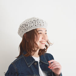 sawada itto：サワダイット-RAPORI-かぎ針編みベレー帽