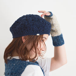 sawada itto：サワダイット-RAPORI-かぎ針編みベレー帽