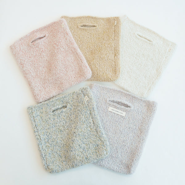 sawada itto：サワダイット-moln-メリヤス編みのミニバッグ