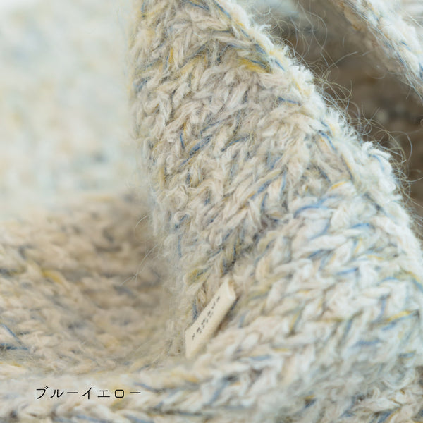 sawada itto：サワダイット-moln-メリヤス編みのミニバッグ